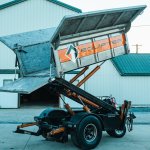 2014 Equipter RB4000 #253712 container tilted with lids open