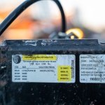 2014 Equipter RB4000 #253712 tire and loading label and VIN plate